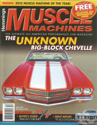 HEMMINGS MUSCLE MACHINES 2010 DEC - SPOILER 429SCJ, THE FARMER, RAT MALIBU